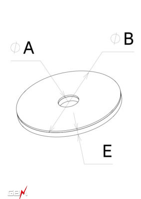 Copper/aluminium bimetallic waschers