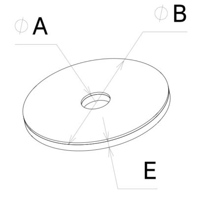 Copper/aluminium bimetallic waschers