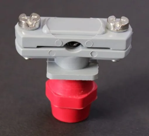 Plastic support for flat from 30x2 to 30x4mm or round conductor from dia 6 to 8mm - Image 3