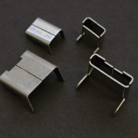 Stainless steel clip for use with 10mm wide strap