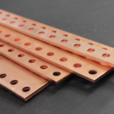 Perforated copper bars