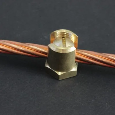 Brass earthing line Supports