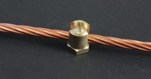 Brass earthing line Supports