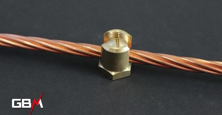 Brass earthing line Supports
