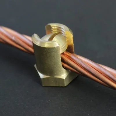 Brass earthing line Supports