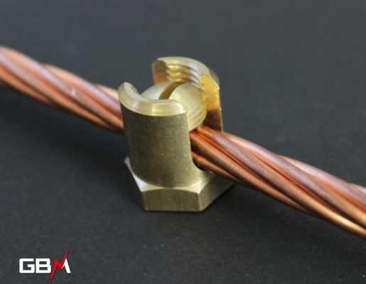 Brass earthing line Supports