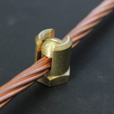 Brass earthing line Supports