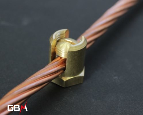 Brass earthing line Supports