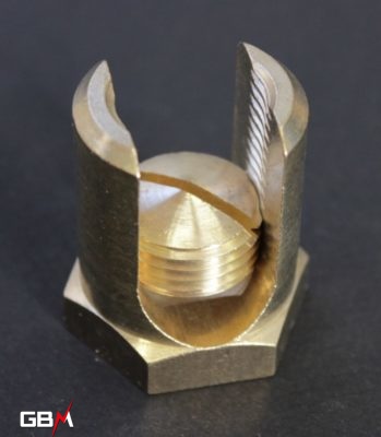 Brass wire clamp