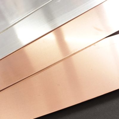 Bimetal copper/aluminum strip