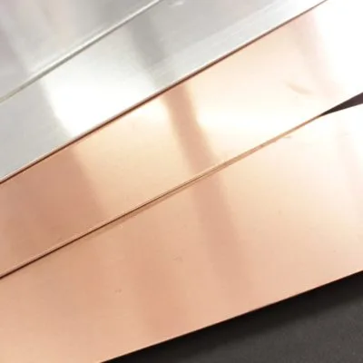Bimetallic sheets and washers Cu/Al