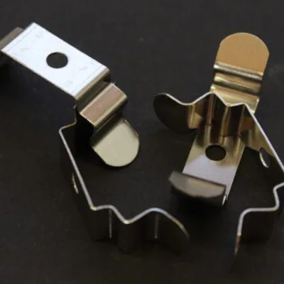 Stainless steel clip for flat conductor 30 x 2