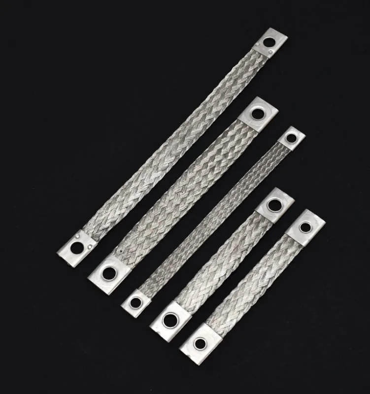 The copper braid is used as a super flexible conductor for all electric connection requirements, including power, earthing and equipotential connections