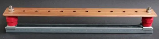 Copper equipotentiality bar 50x5mm