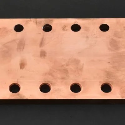 Perforated bus-bar with or without insulators.