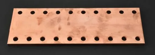 Perforated bus-bar with or without insulators.