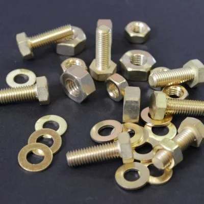 Brass nuts and bolts