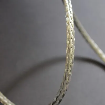 Round copper braid tinned in crown
