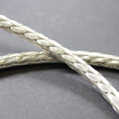 Round tinned copper ground braid