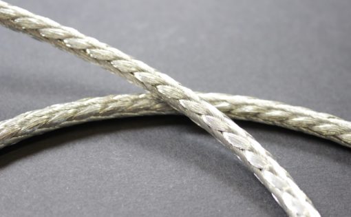 Round tinned copper ground braid