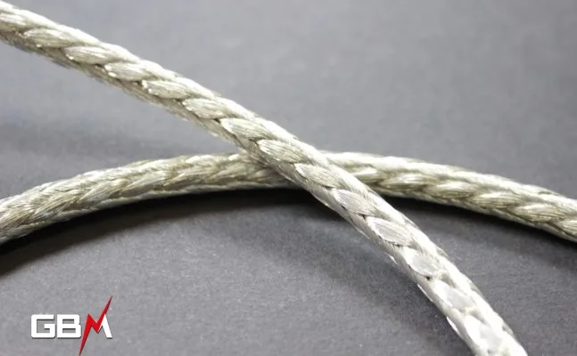 Round tinned copper ground braid
