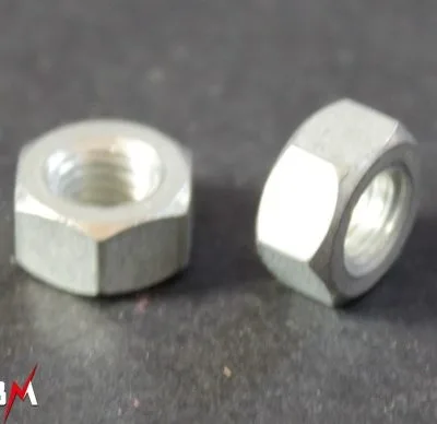 TIN-PLATED BRASS BOLTS AND NUTS