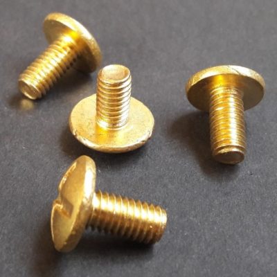 Brass stove head screw