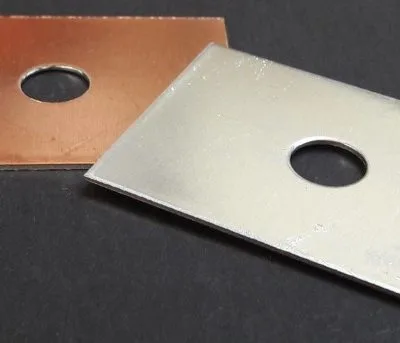 Bimetallic plates (Cu-Al)