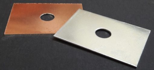 Bimetallic plates (Cu-Al)