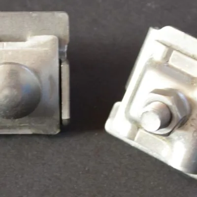 Raccord en Inox pour mise à la terre de charpente métallique