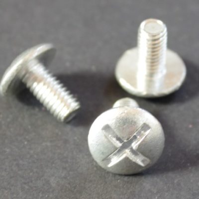 Stove head screw in tin-plated Brass