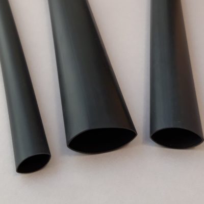 Medium wall heat shrink tubing with adhesive - halogen-free