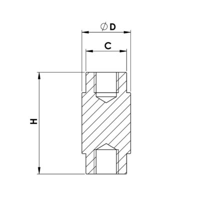 Spacing columns in polyester