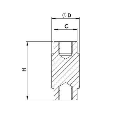 Spacing columns in polyester